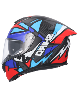 CASCO SHIRO RAPTOR CHASE RED BLUE MATT