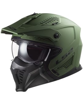 LS2 OF606 DRIFTER SOLID MATT MILITARY GREEN