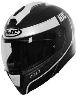 HJC I90 DAVAN NEGRO BLANCO