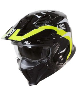 CASCO LS2 OF606 DRIFTER TRIALITY YELLOW