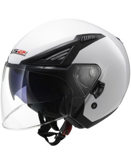 CASCO LS2 OF586 BISHOP WHITE