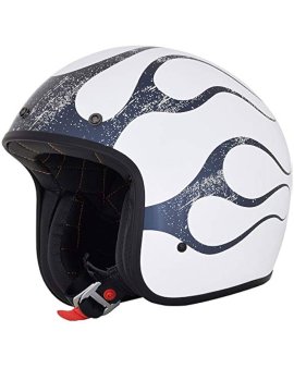 CASCO JET AFX FX-76 BLANCO AZUL
