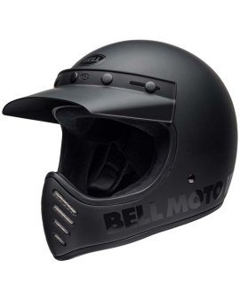 CASCO BELL MOTO-3 CLASSIC MATT BLACKOUT