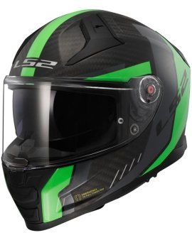 Casco LS2 FF811 - VECTOR II CARBON - GRID - Verde / Negro
