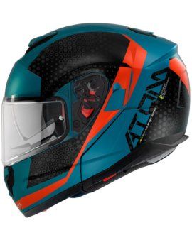 MT Atom SV Adventure Azul Mate Casco Modular - S